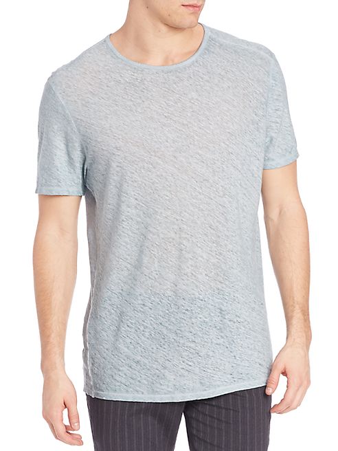 John Varvatos - Linen Crewneck Tee