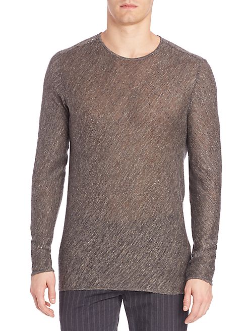 John Varvatos - Melange Crewneck Sweater