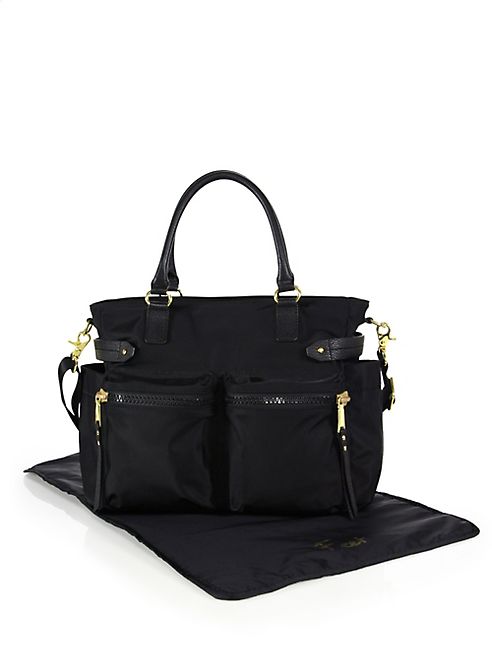 Rebecca Minkoff - Zoe Leather Trim Diaper Bag