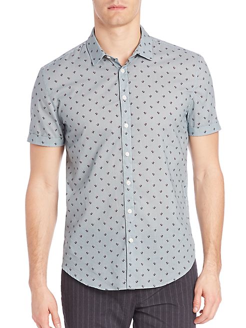 John Varvatos - Classic-Fit Casual Button-Down Shirt