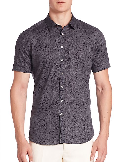 John Varvatos - Printed Short Sleeve Shirt