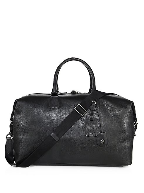 COACH - Textured Leather Duffel Bag