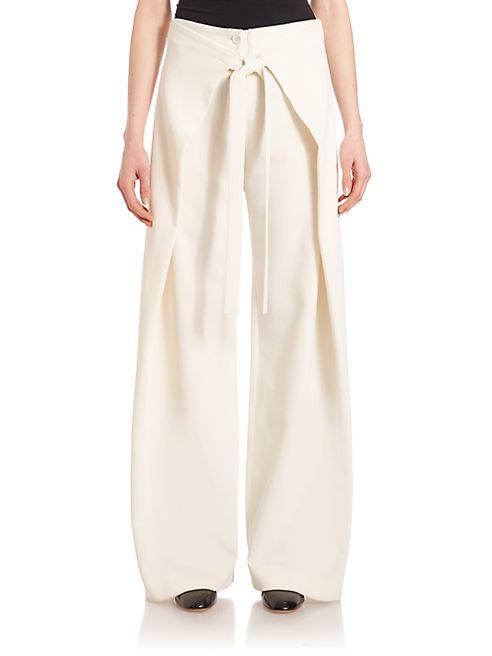 Proenza Schouler - Flared Trousers with Front Flaps