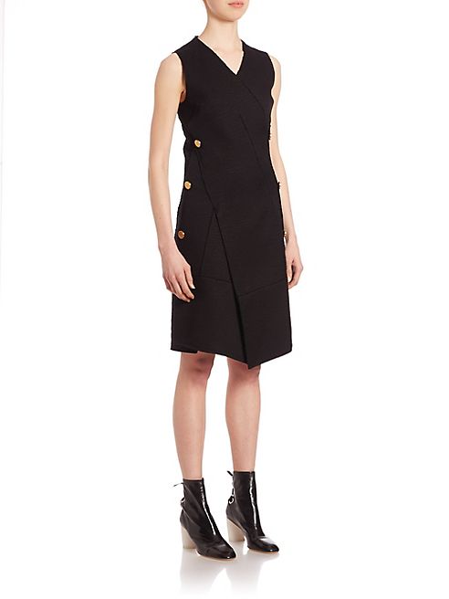 Proenza Schouler - Sleeveless Asymmetric Hem Dress