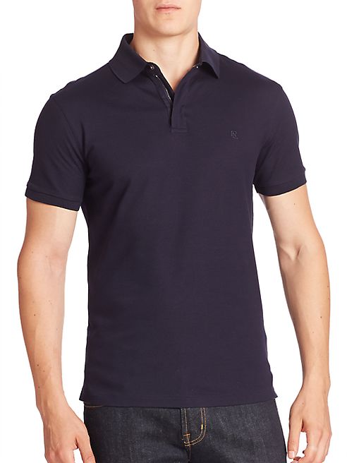 Ralph Lauren - Purple Label Solid Zip Polo