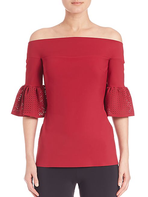 La Petite Robe di Chiara Boni - Payne Off-The-Shoulder Top