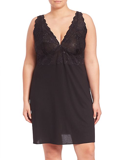 Natori - Plus Size Zen Floral Lace Chemise