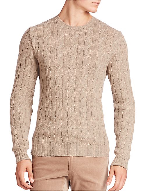 Ralph Lauren - Purple Label Cashmere Braid Sweater