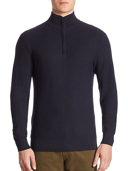 Ralph Lauren - Half-Zip Wool & Cashmere Pullover