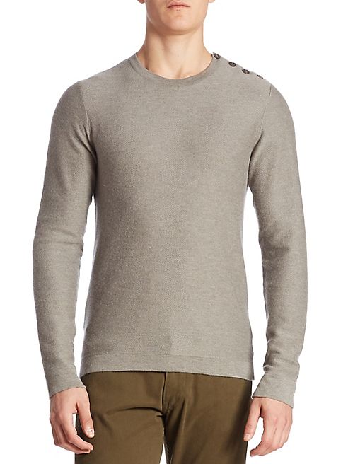 Ralph Lauren - Float Button-Shoulder Cashmere Sweater