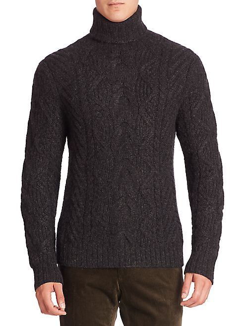 Ralph Lauren - Purple Label Turtleneck Long Sleeve Sweater