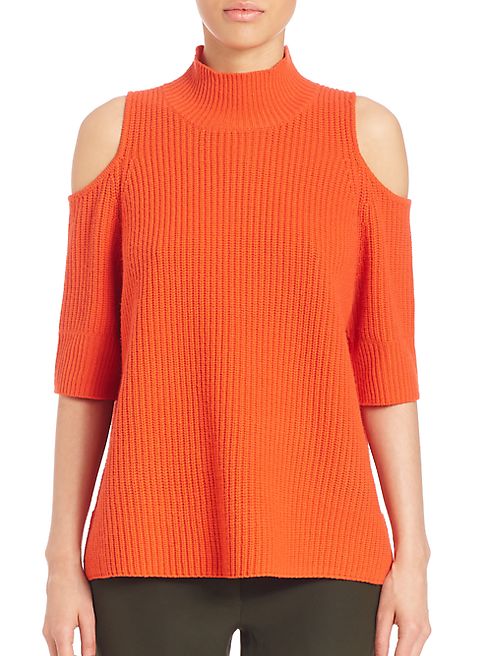 Zoë Jordan - Gondola Wool & Cashmere Cold-Shoulder Sweater