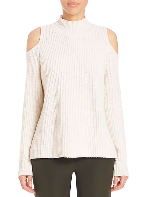 Zoë Jordan - Hawking Wool & Cashmere Cold-Shoulder Sweater