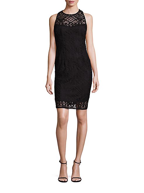 Nanette Lepore - Crossback Lace Dress