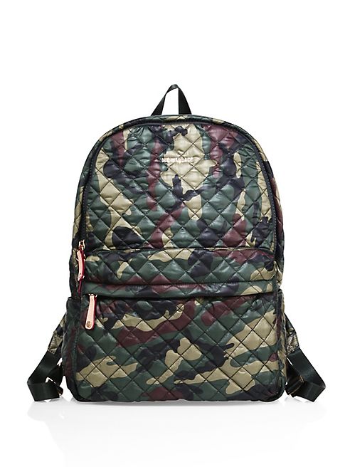 MZ Wallace - Metro Camo Quilted Nylon Backpack