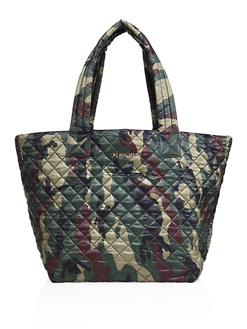 MZ Wallace - Oxford Medium Metro Camouflage Quilted Nylon Tote