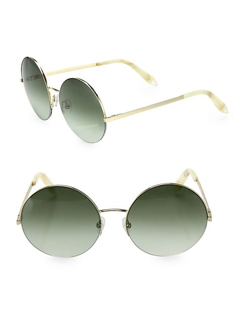 Victoria Beckham - Supra 56MM Mirrored Round Sunglasses