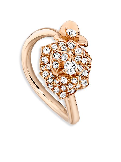 Piaget - Rose Diamond & 18K Rose Gold Ring