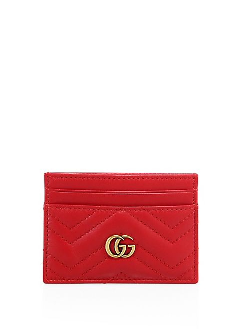 Gucci - Quilted Leather Card Case