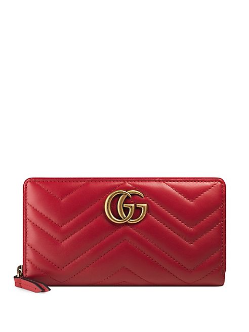 Gucci - GG Marmont Matelassé Leather Zip-Around Wallet