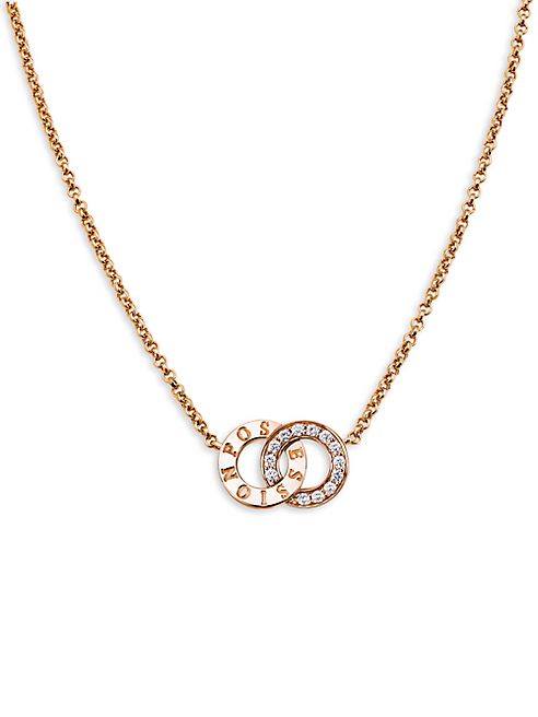 Piaget - Possession Diamond & 18K Rose Gold Pendant Necklace