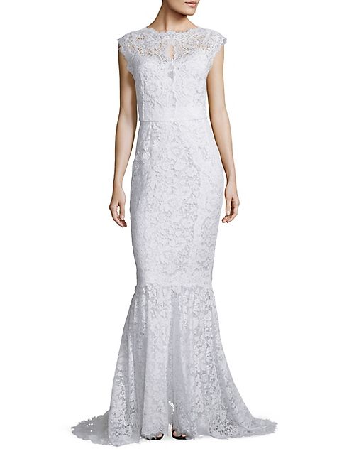 Dolce & Gabbana - Open-Back Lace Gown