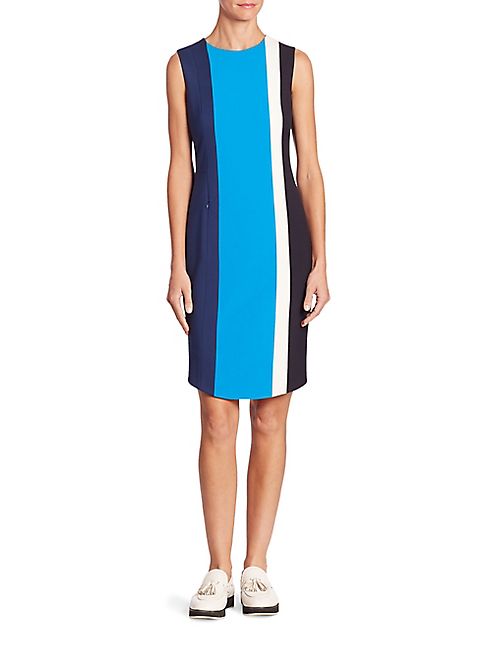 Akris punto - Colorblock Shift Dress