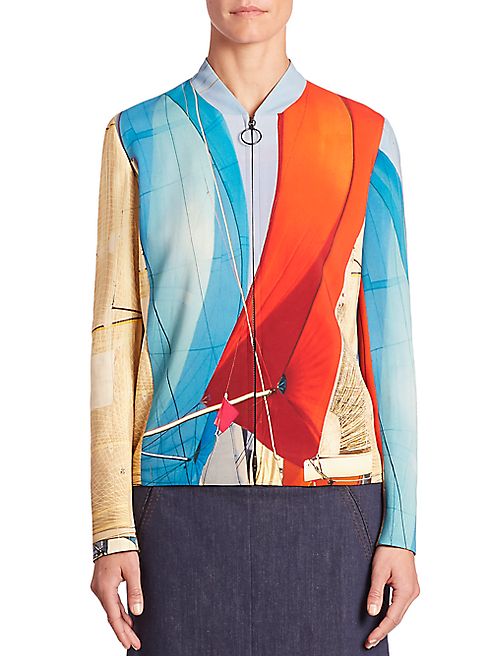 Akris punto - Main Sail Print Bomber Jacket