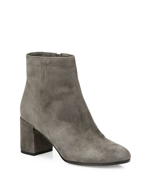 Vince - Blakely Suede Block Heel Booties