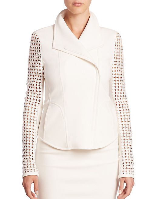 Akris punto - Lace and Jersey Jacket