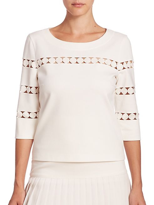 Akris punto - Dot Lace Top