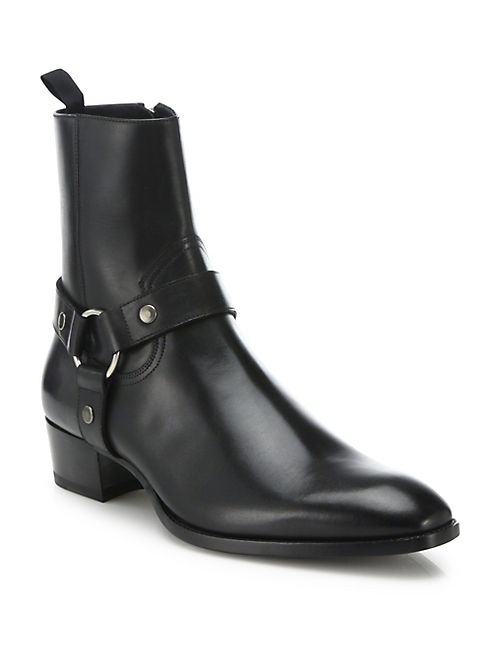 Saint Laurent - Leather Ankle Boots