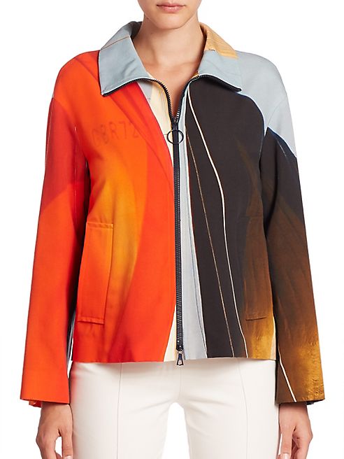 Akris punto - Main Sail Print Cotton Jacket