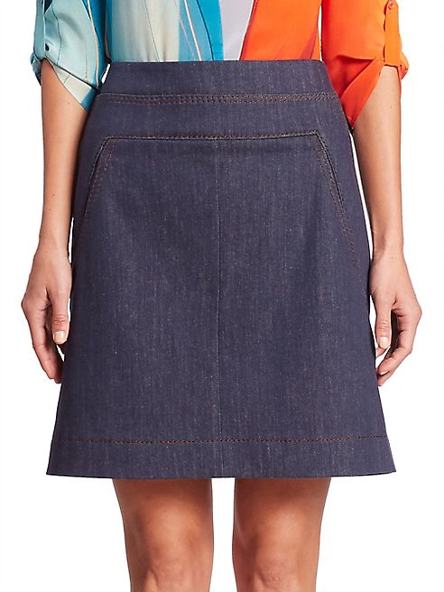 Akris punto - Denim Sailor Skirt