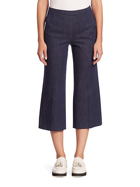 Akris punto - Denim Side Zip Culotte