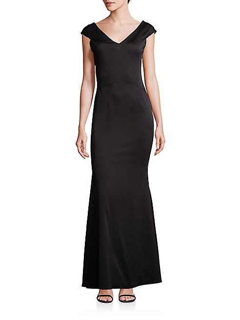 ZAC Zac Posen - V-Neck Bodycon Fit Dress