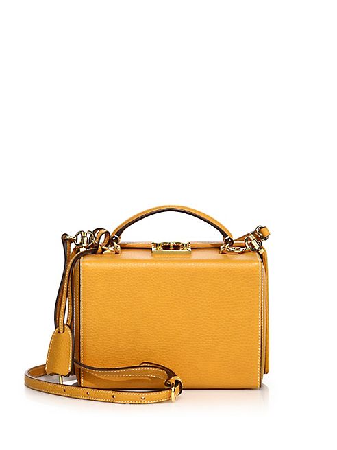 Mark Cross - Grace Small Leather Box Crossbody Bag