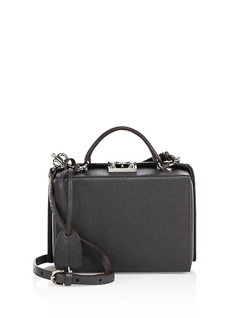 Mark Cross - Grace Small Leather Box Crossbody Bag