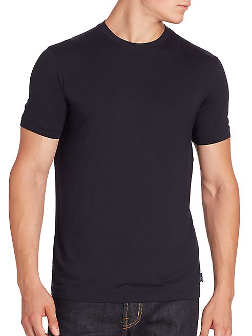 Armani Collezioni - Solid Crewneck Tee