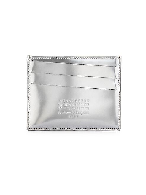 Maison Margiela - Metallic Leather Card Case