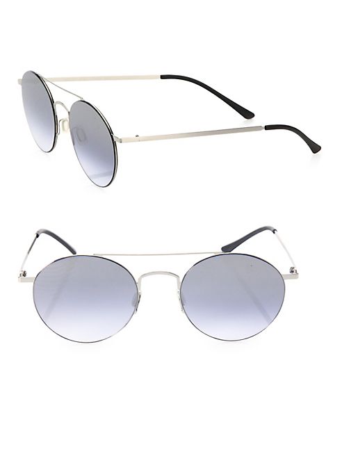 Kyme - Leon1 49MM Round Sunglasses