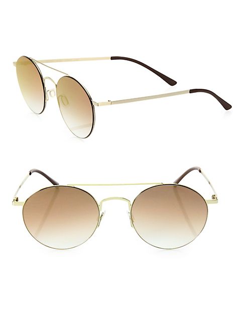 Kyme - Leon1 49MM Round Sunglasses