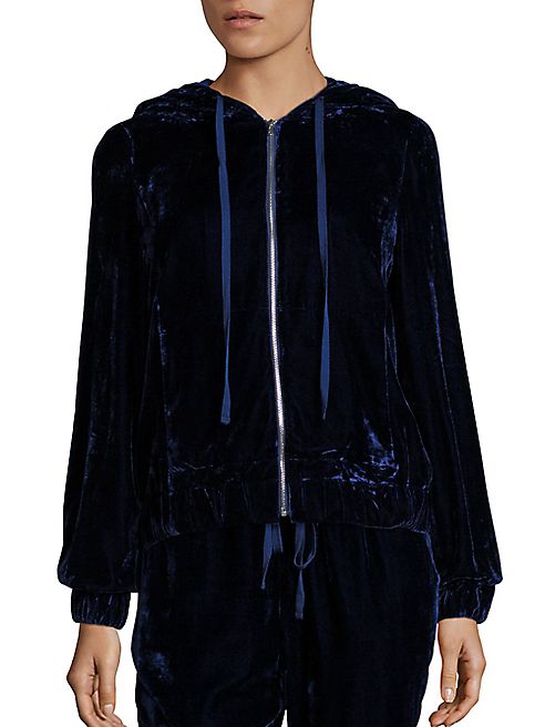 Saks Fifth Avenue Collection - Velvet Hoodie