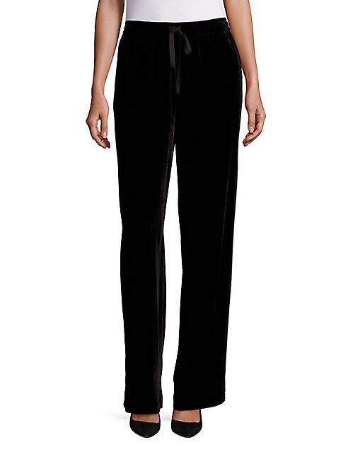 Saks Fifth Avenue Collection - Velvet Wide-Leg Pants