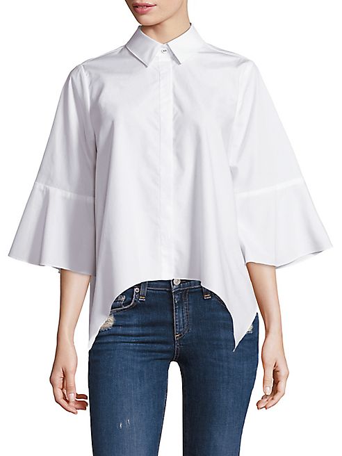 Prose & Poetry - Handkerchief Hem Blouse