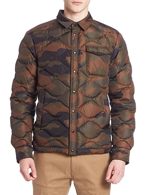 Moncler - Quilted Camouflage Shirt Jacket