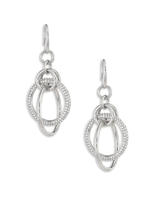 Michael Kors - Brilliance Crystal Drop Earrings/Silvertone