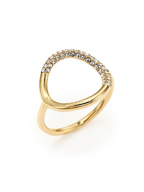 Michael Kors - Pavé Circle Ring/Goldtone