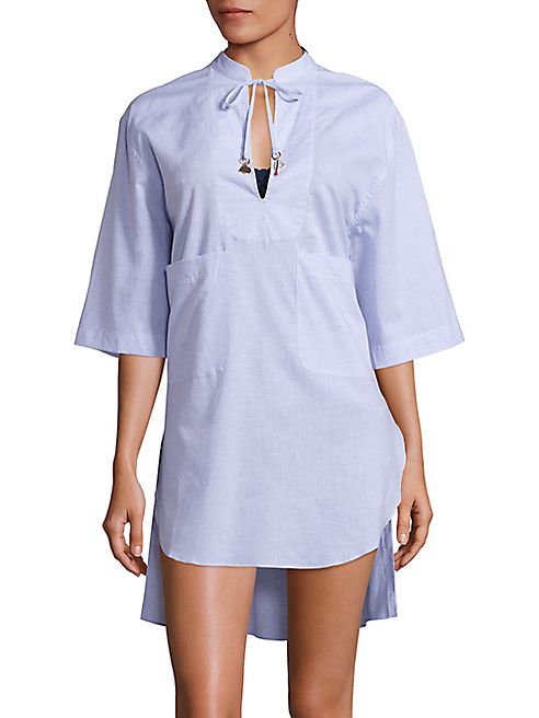 Stella McCartney - Chambray Cotton Shirt Coverup