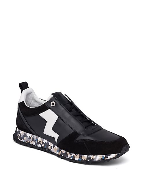 Fendi - Bolt   Leather Athletics Sneakers